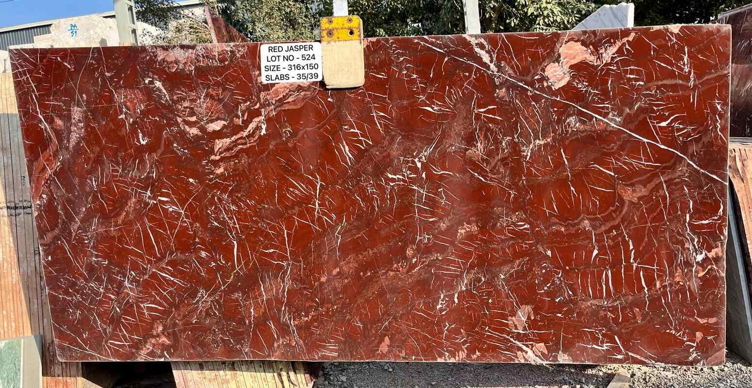 Jasper Red Marble Slab 2